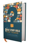 NIV, Quest Study Bible for Teens, Hardcover, Navy, Comfort Print: The Question and Answer Bible