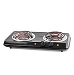 Ovente Electric Double Coil Burner 