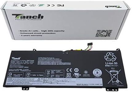 Tanch L17C4PB0 L17M4PB0 Laptop Battery Replacement for Lenovo Yoga 530-12IKB 530-14ARR IdeaPad 530S-14ARR 530S-14IKB 530S-15IKB Series Flex 14 7,68V 5930mAh 45Wh