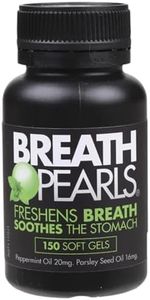 Breath Pearls Original Breath Freshener 150 Soft Gels, 150 count, Pack of 150