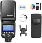 Godox TT685II-C Flash E-TTL 2.4G Wireless Flash Speedlite, HSS 1/8000S GN60 Compatible for Canon EOS R5 R6 T6I 90D 6D Mark II 5D Mark III Rebel T7