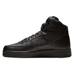 Nike Mens Air Force 1 High '07, Black/Black/Black, 11