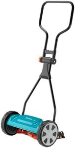 Gardena Classic reel mower 330: Hand lawn mower with 33cm working width of up to 150 m² lawn blade roll made of quality steel, non-contact cutting technique, silent and precise (4027-20)