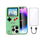 Handheld Gameboy Case for iPhone 14 Pro Max, Cool Playable Gaming Phone Case for iPhone 14 Pro Max with 36 Games and Color Display, Retro Video Game Case for iPhone 14 Pro Max, Gifts for Men and Women