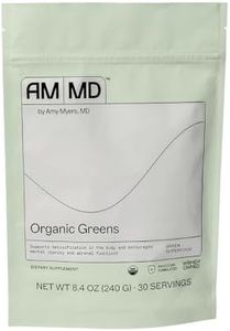 Amy Myers MD Organic Greens Powder Superfood Juice from The Myers Way Protocol Contains 14 Powerful USDA Certified Organic Plant Foods Spirulina, Chlorella, Barley More 270 Grams 30 Servings