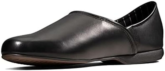Clarks Harston Elite Leather Slippers In Black Standard Fit Size 10