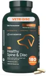 VetriScience Vetri Disc Joint Supplement for Dogs - Spine Support & Joint Health Dog Supplement with Chondroitin Sulfate, Vitamins B6, C & D, Calcium, Magnesium, Horsetail Herb & More - 180 Capsules​