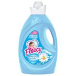 Fleecy Fresh Air Fabric Softener - Long-Lasting Freshness, Fade Control, Easy to Use Liquid Fabric Softener for Extra Soft Care & Soft as a Mother's Touch - Natural Ingredients 110 Loads, 2.6 Liter