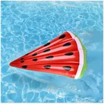 Kicko Pool Floats - Inflatable Giant Watermelon Slice for Pool - Floating Raft for Summer Fun - Pool Floats Adult Funny- Beach Big Floaties for Relaxation - 49.9x43.3 inch - Green/Red