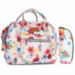 motherly 11 liter Unisex-Adult Mini Diaper Bag For Mothers | Small Diaper Handbag For Mom For Travel (Garden Glam)