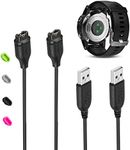 VFAN 2-Pack Charging Charger Cable Clip for Garmin Forerunner 935/Vivoactive 3/245/S60/Fenix 5 5S/ Smart Watch
