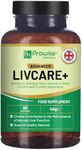 Advanced Livcare+ 60 Capsules | Added with Choline, Artichoke, Burdock Root, Dandelion Root, and 14 Other Active Ingredients | Liver Cleanse Detox and Repair for Men and Women by Prowise