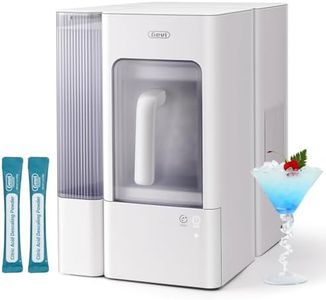 Gevi Adella Gemi Nugget Ice Maker Countertop with 1 Gallon Side Tank,Chewable Ice Machine with Portable Ice Basket, 40 lbs in 24 Hours, Pellet Ice Machine with Self-Cleaning for Home Party