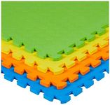 Amazon Brand - Solimo Interlocking Mat, Set of 4 Pieces, 1.2 cm Thickness