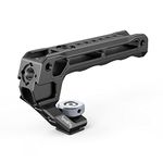 SMALLRIG Top Handle with Cold Shoe, Grip for Camera Cage, Universal Video Rig with 5 Cold Shoe Adapters to Mount DSLR Camera with Microphone/LED Light/Monitor/Magic Arm (Lite) - 3764