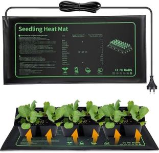 Seedling Heat mat,Hydroponic Heating Pad,Warm Hydroponic Heating Pad for Plant Greenhouse Incubator, Seed Germination 52 x 25cm Australian Plug