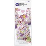 Wilton Sweet Talk Treat Bags, 20-Count, Multi-Colour, 0.36 x 11.18 x 29.85 cm