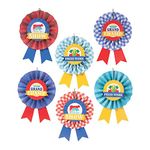 County Fair Hanging Fans - Party Decor - 12 Pieces