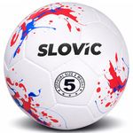 SLOVIC Professional Football for Kids [Size-5] | Hard Ground Foot-Ball | Ideal for Grass Ground & Artificial Turf | Training Foot Ball | Soccer Ball | Street Football for Men & Women | Gift for Boys