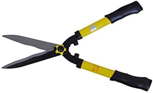 Jon Bhandari Tools Heavy Duty Hedge Shears for Gardening – Garden Pruning Shear with Sharp Steel Blades, Branch Trimmer, Cutter, Pruner for Hedges, Bushes & Shrubs – Black & Yellow