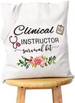 WCGXKO Clinical Instructor Gift Clinical Instructor Survival Kit Funny Cosmetics Bag Makeup Bag For Instructor, Clinical Instructor Tote