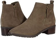 Blondo Women's Samara Ankle Boot, Dk Taupe Suede, 8 Wide