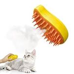 LUPAPA Steamy Cat Brush, 3 In 1 Pet Steam Brush, Massage Cleaning Brush for Removing Loose Hair and Knots from Cats, Suitable for Multiple Coat Types