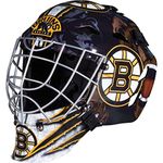 Franklin Sports Boston Bruins NHL Hockey Goalie Face Mask - Goalie Mask for Kids Street Hockey - Youth NHL Team Street Hockey Masks