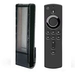 LUNAGARIYA Protective Cover Compatible With Amazon Fire Tv Stick 4K Ultra Hd All Alexa Voice Remote Control Pouch Cover Holder Pu Leather Cover Holder(Only Cover For Selling Purpose),Black