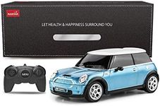 Mini Cooper S Blue 1:24 RC Toy Car,