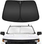 ARISMOTOR Windshield Sun Shade for Ch-evrolet Silverado 1500 2019-2025, Custom Fit Foldable Front Window Sunshade Sun Visor Protector, Block UV Rays Keep Your Car Cooler