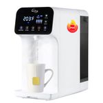 iSpring RCD100 5-Stage Countertop Reverse Osmosis System, Instant Hot RO Water Dispenser with UV, 2.5:1 Pure to Drain, 100 GPD Portable Water Filtration System, 4 Temperature Options, Plug and Play