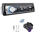 RDS Car Radio Bluetooth Hands-free, CENXINY 4 x 65W Car Stereo Bluetooth 5.0 LCD with Clock, Support USB/AUX in FM/ MP3 / WMA/WAV/MPE Autoradio with Usb and Bluetooth(No CD player)