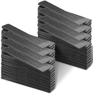 Composite Shims (72 Pack) - Hard Composite Shims for Home Improvement - Never Rot Shims for Leveling - Restaurant Table Shims - Table Wedges - Toilet Shims - DIY Furniture Levelers