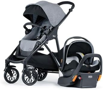 Chicco Corso LE ClearTex Modular Travel System, Corso LE Modular Stroller with KeyFit Max ClearTex Infant Car Seat and Base, Canyon/Grey
