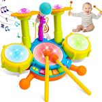 Kids Drum Set for Toddlers 1-3 Musi