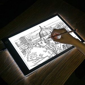 Smart Star Portable A4 Ultra-Thin LED Light Box Tracer USB Power Cable Dimmable Brightness LED Artcraft Tracing Light Box Light Pad for Artists Drawing Sketching Animation Stencilling X-rayViewing