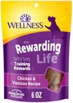 Wellness WellBites Chicken & Venison Recipe Soft & Chewy Dog Treats, 6 Ounce Bag