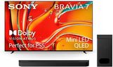 Sony 65" Mini LED 4K BRAVIA 7 Smart TV (K-65XR70) & BRAVIA Theater Bar 6 3.1.2ch Sound Bar with Wireless Subwoofer Bundle
