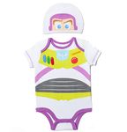 Disney Pixar Toy Story Buzz Lightyear Newborn Baby Boys Cosplay Bodysuit and Hat Set 3-6 Months