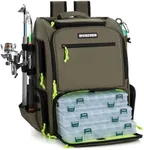 HUNTSEN Fishing Tackle Backpack - 4