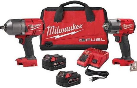 Milwaukee 2 Pc. M18 FUEL High Torque & Mid Torque Impact Wrench Auto Combo Kit