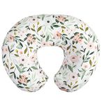 TOYSILO Adjustable Baby Breast Feeding Pillow, Nursing Pillow, Maternity Feeding Pillow with Detachable Cover 0-24 Months Breastfeeding 24 x 22 x 6 inches (Pink Flower Garden)