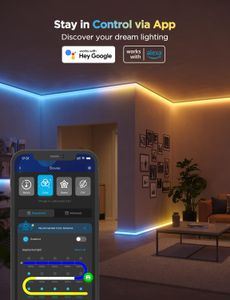 Govee RGBIC LED Strip Light 5m – Color Changing Smart Lighting