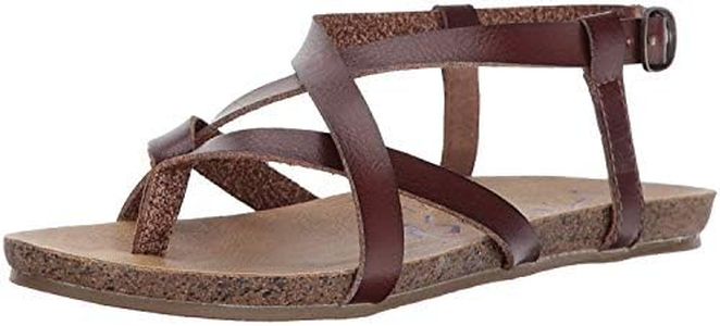 Blowfish Women's Granola Fisherman Sandal, Whiskey Dyecut PU, 8.5 M US