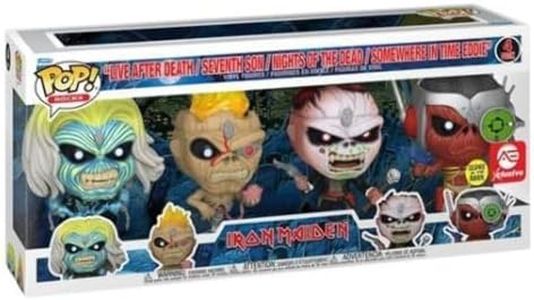 FUNKO POP! ROCKS: Iron Maiden - Eddie 4PK Glow in the Dark Box Set (AE Exclusive)