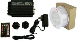 CLOUDSALE ; Your Store. Your Place Bluetooth 32W Rgbw Shooting Starlight App/Remote Music Mode Led Fiber Optic Light Star Ceiling Light Kit,Pmma Plastic 8858Ft(2700M)