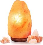 Josan Brothers Himalayan Salt Lamp 8-9” (3-4 kg) Natural Air Purifier Ionizer Pink Rock Salt Table Lamp Electric - Vastu, Feng Shui, Home Decor (Himalayan Rock Salt Lamp 3 to 4 kg - 2 Bulb)