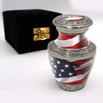 American Flag Cremation Urn for Ash
