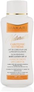 Makari Naturalle Carotonic Extreme Body Lotion 520ml - Lightening, Toning & Moisturising Body Cream With Carrot Oil & SPF 15 - Anti-Ageing & Whitening Treatment for Dark Spots, Acne Scars